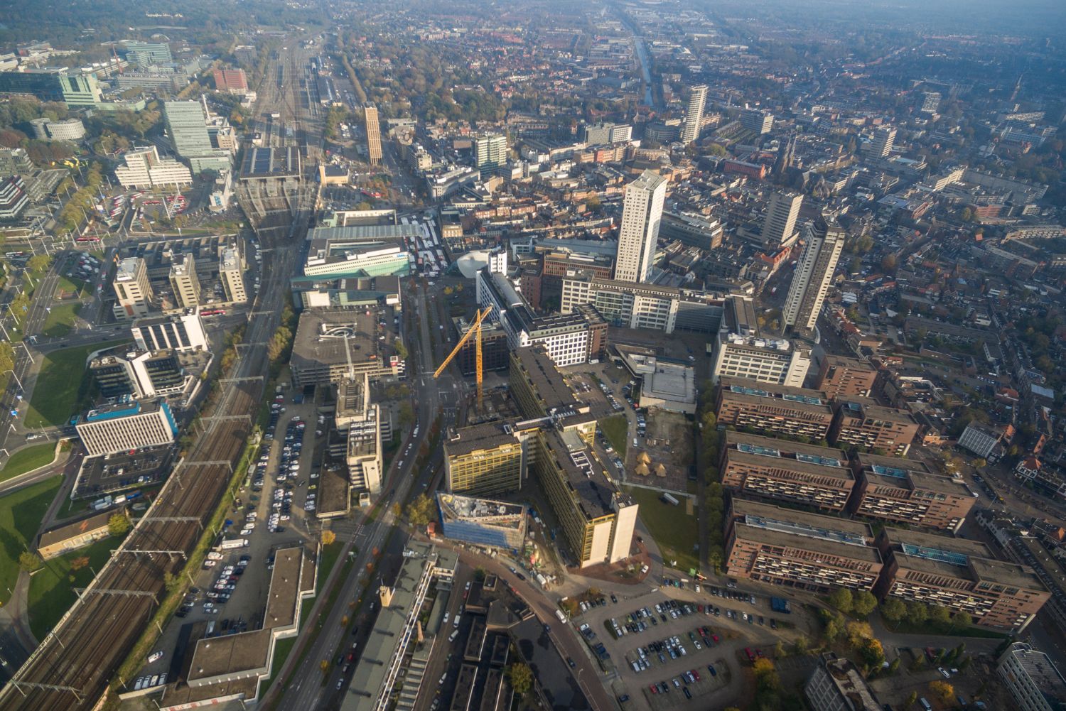 Luchtfoto van Eindhoven